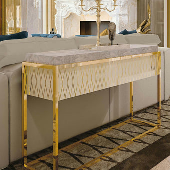 Eclectic Prism Contemporary Console